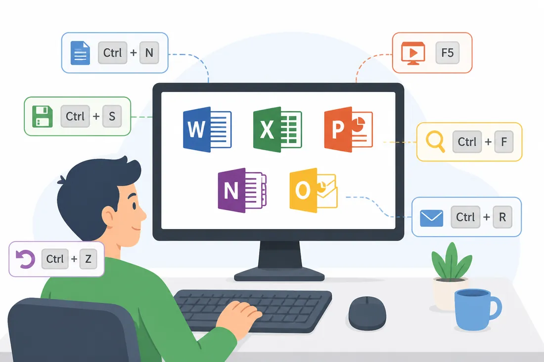 Ilustração: Atalhos de teclado do Office 2010 mais úteis
