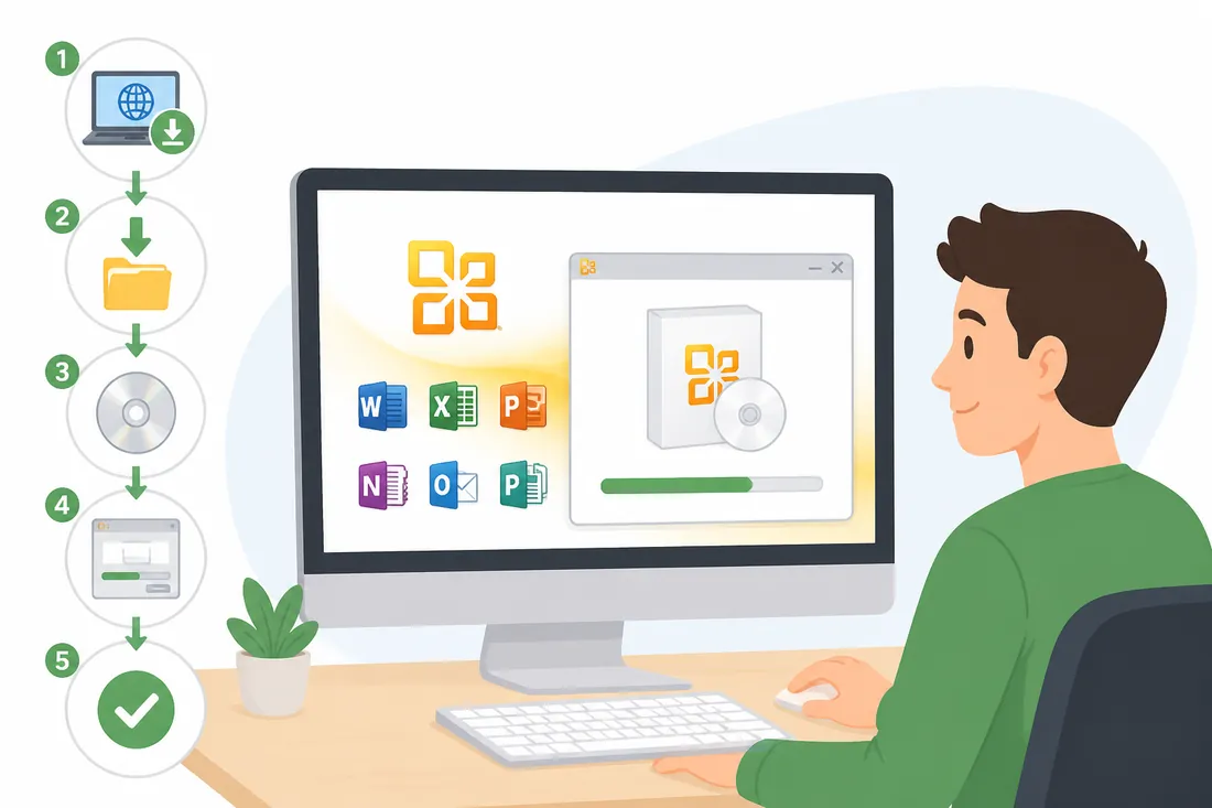 Ilustração: Baixar Office 2010 completo em português grátis (passo a passo)
