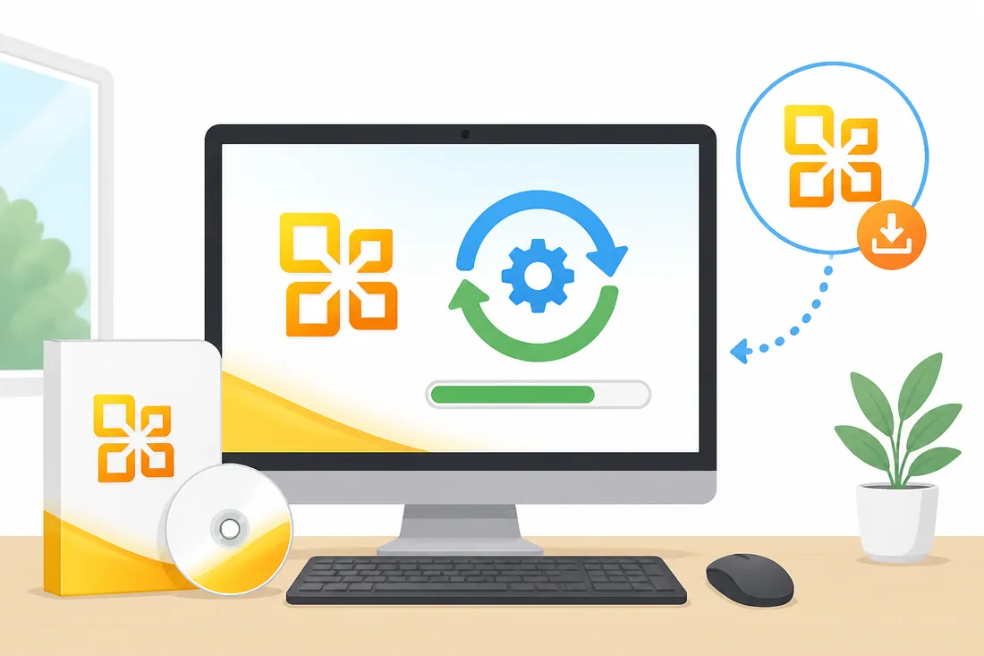 Ilustração: Como atualizar o Office 2010 (Service Pack 2)