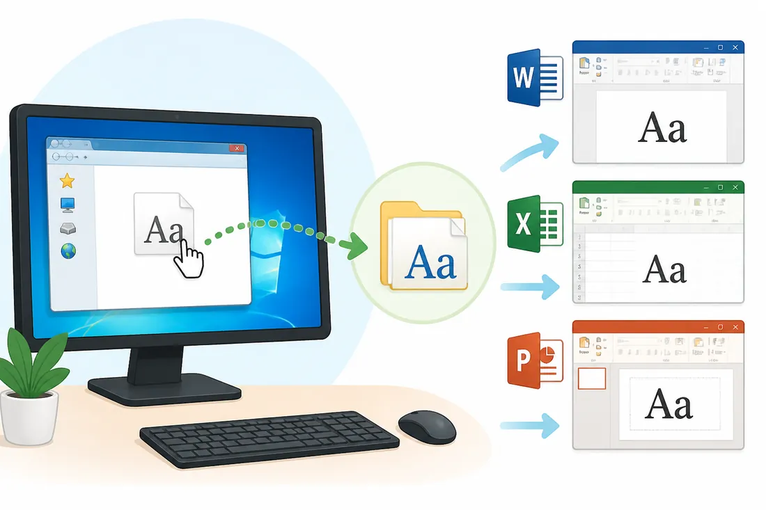 Como instalar fontes no Office 2010 (Word, Excel e PowerPoint)
