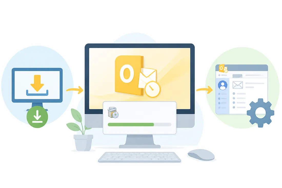 Ilustração: Outlook 2010: como baixar, instalar e configurar